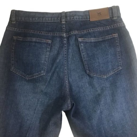 LAUREN RALPH LAUREN Studded Denim Blue Jeans 34x32 - Picture 8 of 10